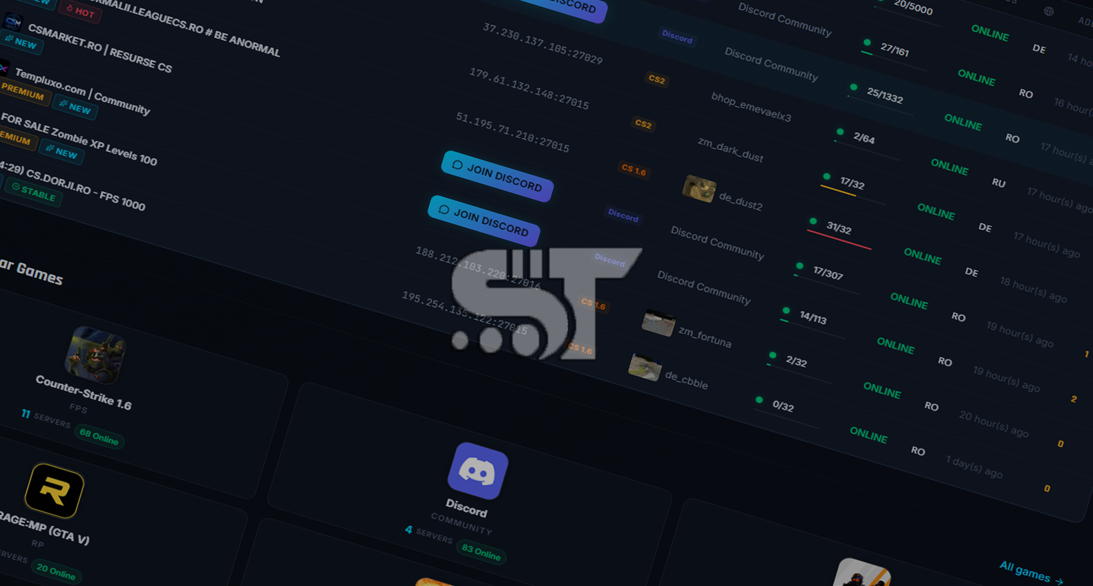 Proiectul SERVER TRACKER